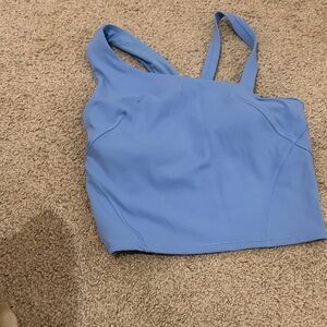 lululemon athletica Blue Crop Top